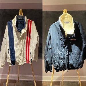 Vintage Men’s Nautica Reversible windbreaker rain wind Jacket Sz XL